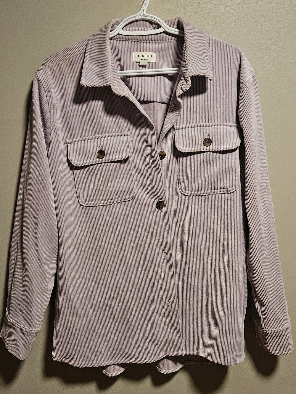 Hudson Jeans Lavender Corduroy Utility Jacket